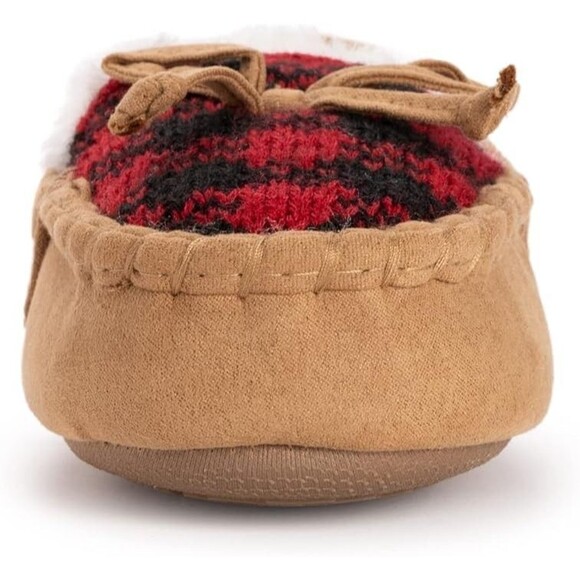MUK LUKS Kids Patterned Moccasins - Large (1-2) - Picture 2 of 7